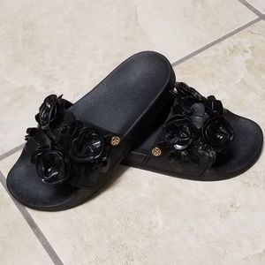 *Worn Once* Tory Burch Blossom Slides